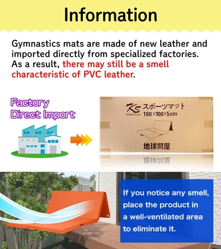 Miniatura 9 de KaRaDaStyle - Tapete de gimnasia plegable y estirable de 71"x39"x2", para entrenamiento muscular, para niños, barra horizontal de juego, tapete