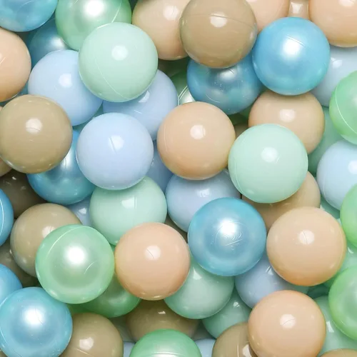 Miniatura 10 de Bolas de pozo de bolas Realhaha 50 100 200 500 Bolas de juego de plástico para bebés, niñas, niños pequeños, tienda de campaña, piscina, sala