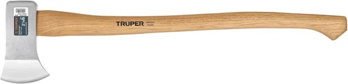 Truper Hacha para niño, cabeza de acero forjado de 2.25 libras, mango de madera de nogal americano de 28 pulgadas, hacha de corte y tala de madera