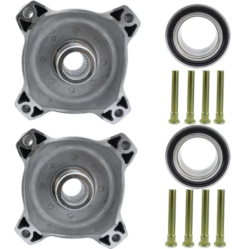 Miniatura 7 de Buje de rueda, 1.73 pulgadas ID Wheel Stud y kit de reparación de rodamientos delantero izquierdo derecho para Polaris UTV RZR 570, RZR 800, RZR S