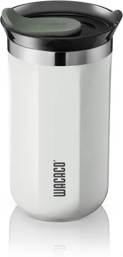 Miniatura 15 de Taza de viaje Octaroma Classico de WACACO, vaso de viaje de acero inoxidable de doble pared con tapa para beber, 6 fl oz (180ml), ámbar amarillo