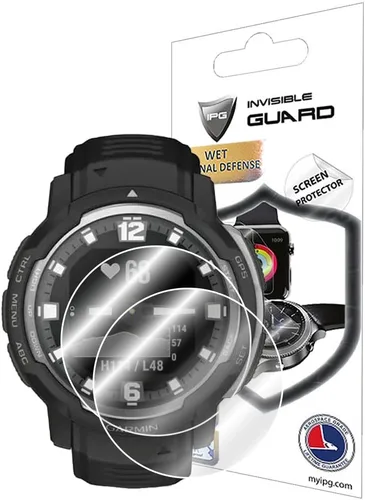 Miniatura 9 de IPG AMOLED Smartwatch Protector de pantalla de hidrogel para Garmin Instinct Crossover (2 unidades) Invisible HD Clear Film Anti-Scratch Protector