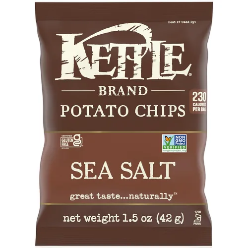 Miniatura 52 de Kettle Brand Papas Fritas, Backyard Barbeque Kettle Chips, Bolsa de Aperitivos, 1.5 Oz