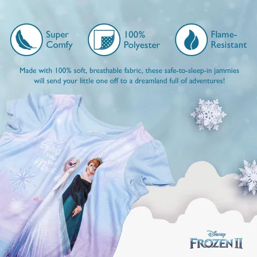 Miniatura 3 de Disney - Pijamas de algodón ajustados para niña de Frozen
