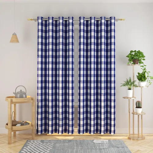Miniatura 22 de Cortinas de 24 pulgadas de largo con diseño Buffalo Check Gingham Plaid para ventanas de cocina y baño, tratamiento para ventanas con 2 paneles