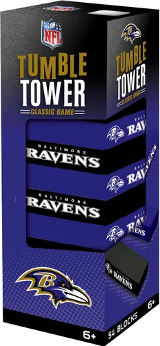 Miniatura 24 de MasterPieces Día del juego - NFL San Francisco 49ers - Torre de caída con licencia oficial, bloques de madera real