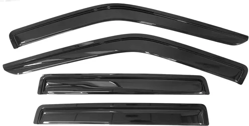 Miniatura 2 de IKON MOTORSPORTS, 1994 1995 1996 1997 - Visera de ventana compatible con Jeep Grand Cherokee 1993-1998, estilo delgado, acrílico, tintado