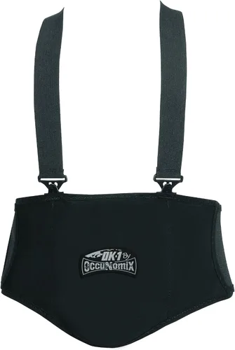 Miniatura 5 de OK-1 00689 - Cinturón lumbar negro, talla 2XL