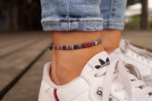 Miniatura 33 de Made by Nami Surfer Anklet for Men and Women Waterproof and Adjustable Surfer Ankle Bracelet String Ankle Bracelet Beach Accessory for Ethnic Hippie