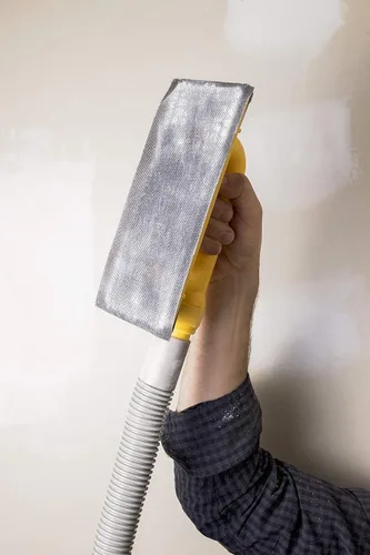Miniatura 5 de Hyde Tools - Lijadora de mano al vacío 09165 para paneles de yeso libre de polvo con manguera de 6 pies
