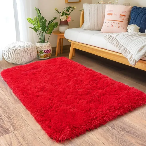 Miniatura 71 de Alfombras de Pasillo para Dormitorio 2x6 pies Alfombras de Pasillo para Pasillos Antideslizantes Suaves de Pelo Largo Alfombra de Cabecera, Alfombra