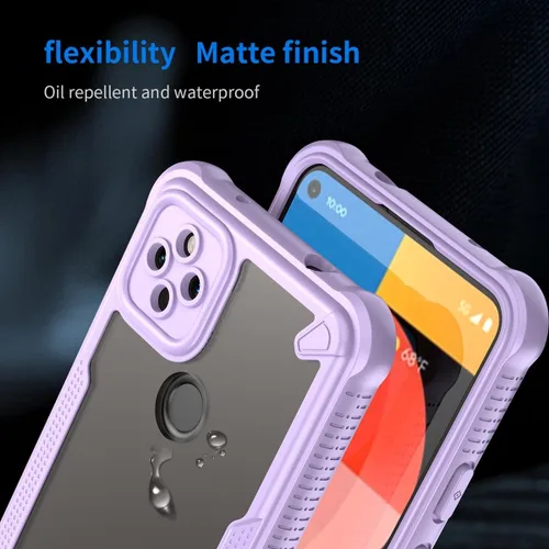 Miniatura 6 de Case for Pixel 5A 5G Case, for Google5A G1F8F Cases with Tempered Glass Screen Protector, Frosted Translucent Back Cover Non-Slip Protective Phone