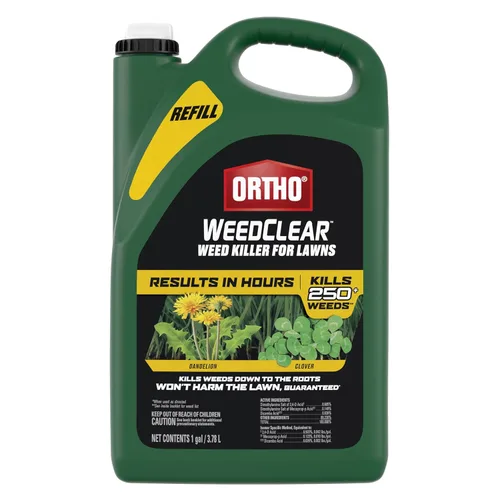 Ortho WeedClear Herbicida para Malezas del Césped Recambio, Mata Más de 250 Malezas incluyendo Diente de León y Trébol, 1 galón