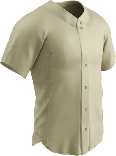 Miniatura 2 de Champro Camiseta de béisbol de media manga con botón completo para hombre