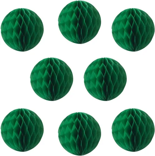 Miniatura 13 de 8 bolas de papel de panal de 8 pulgadas, bolas decorativas de panal de abeja, pompones de papel, bolas de flores, bolas colgantes de arte