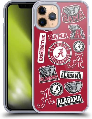 Miniatura 161 de Head Case Designs Funda de gel suave con licencia oficial de la Universidad de Alabama UA Collage compatible con Apple iPhone 13 Pro Max