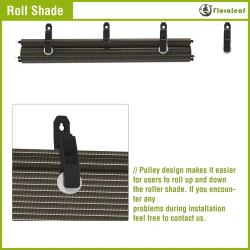 Miniatura 4 de Persianas enrollables para exteriores, para porche, terraza, pérgola, patio, balcón, glorieta, privacidad, 4 pies de ancho x 6 pies de alto