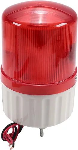 Miniatura 10 de Othmro Columna de luz de señal industrial LED alarma redonda torre indicador luz continua luz de advertencia roja verde DB 90db 24 V 3 W 1 unids