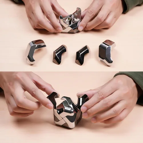 Miniatura 3 de Metal-Puzzles 3D-Brain-Teaser Toys: Geniales Gadgets-Stuff Box Puzzles-Juguete para niños, niños, adolescentes y adultos, herramientas