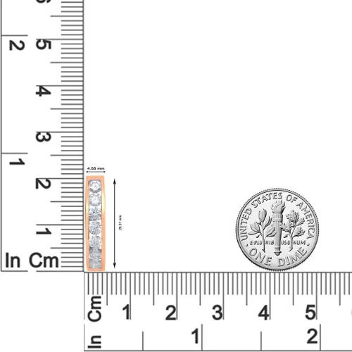 Miniatura 4 de Aretes de aro para mujer de 1 quilate con diamantes en oro de 14 quilates o platino