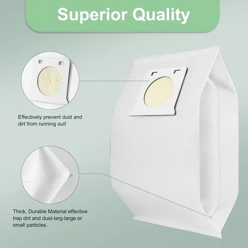 Miniatura 3 de Paquete de 18 bolsas verticales de repuesto HEPA IB600 para aspiradoras compatibles con aspiradora vertical Intuition BU4022, BU4020, BU4018