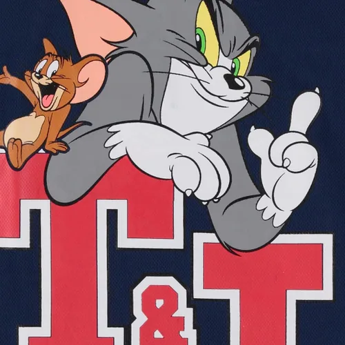 Miniatura 5 de Camiseta de baloncesto de Tom & Jerry para hombre, camiseta clásica de malla Hanna-Barbera, camiseta sin mangas de malla de dibujos animados vintage