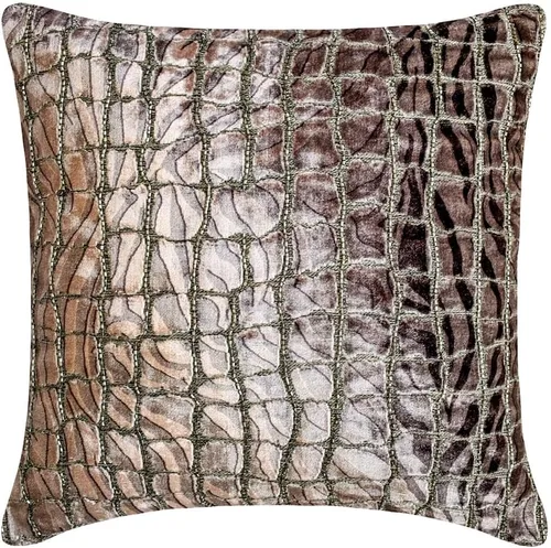 Miniatura 30 de The HomeCentric Fundas de almohada, fundas de cojín decorativas marrones para sofá de 16 x 16 pulgadas (15.7 x 15.7 in), cojines jacquard, 7. Marrón