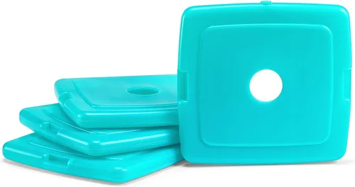 Miniatura 2 de Cool Coolers de Fit & Fresh - Paquete de 4 paquetes de hielo delgados, paquetes de hielo reutilizables de congelación rápida que ahorran espacio