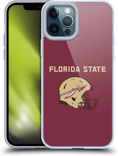 Miniatura 225 de Head Case Designs Funda de gel suave FSU Seminoles de la Universidad Estatal de Florida con licencia oficial compatible con Apple iPhone 13 Pro Max
