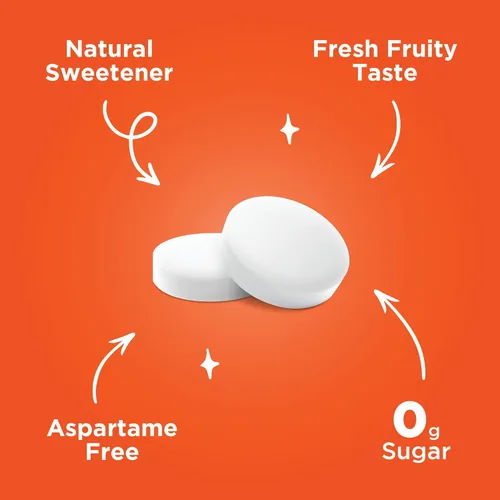 Miniatura 5 de PUR Caramelos de menta Sin aspartame Hechos con xilitol Caramelos naturales con sabor a Mandarina Tango, sin azúcar, veganos, sin gluten