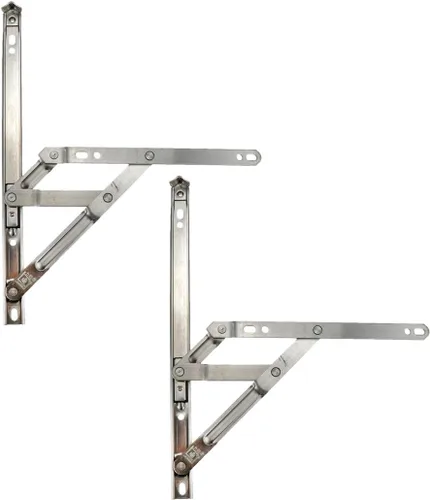 Bisagras para ventana abatible, bisagras de fricción de acero inoxidable de 12 pulgadas, 2 piezas