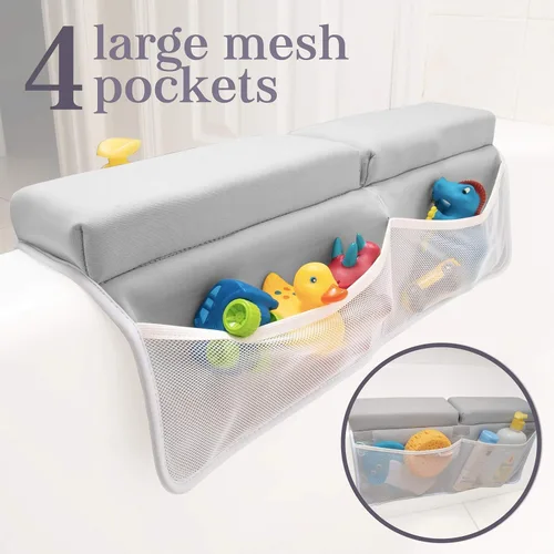 Miniatura 3 de Rodillera de Baño, Juego de Rodillera de Baño para Bebé y Almohadilla de Apoyo para Codo, Almohadilla para Arrodillarse al Bañar Bebé, Rodilleras