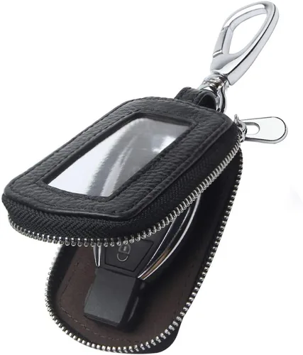 Funda Universal Premium para Llavero de Coche de Cuero Genuino Portador de Llavero Inteligente de Coche para Llavero Remoto