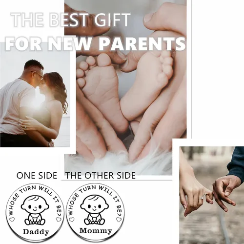 Miniatura 4 de Regalo de decisión para padres nuevos, regalos de embarazo, regalos para papá nuevo, regalos para padres por primera vez, divertido regalo para mamá