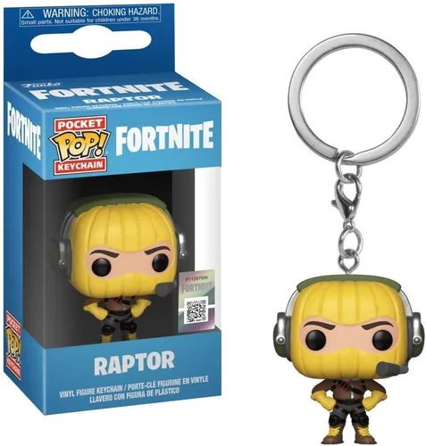 Miniatura 2 de Funko 36966 Pop! Llavero: FortniteRaptor, Multicolor