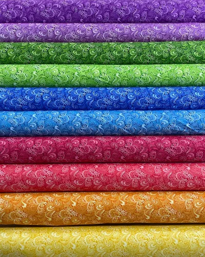 Miniatura 16 de LUMANSUO 50 piezas de tela de algodón de 12 x 12 pulgadas, retazos para acolchado, paquetes de tela de algodón para bricolaje, diseño floral