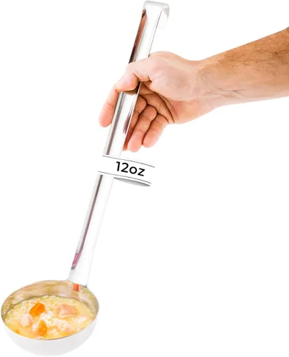 Miniatura 2 de Restaurantware Met Lux - Cucharón para porciones de 12 onzas, 1 cuchara multiusos para servir, no se corroe, lavable en lavavajillas, de acero