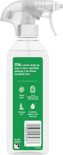 Miniatura 14 de STEM Mata hormigas, cucarachas y moscas: aerosol para insectos de ingredientes activos a base de plantas, insecticida botánico
