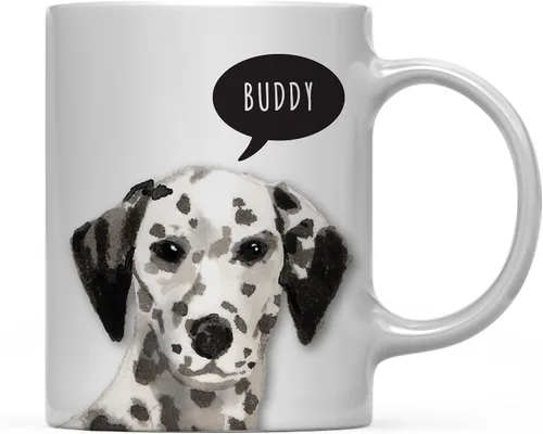 Miniatura 11 de Andaz Press Taza de café personalizada de 11 onzas para perro, Shih Tzu Shorter Haired Up Close, paquete de 1 Shih Tzu pelo más corto personalizado