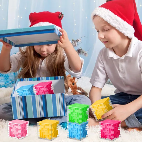 Miniatura 7 de Paquete de 10 cajas de rompecabezas de laberinto de dinero para regalo en efectivo, divertido soporte para dinero, cajas de regalo de rompecabezas
