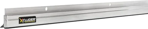Xcluder 36 Barredor de Puerta de Perfil Bajo, Aluminio, Sella Contra Roedores y Plagas, Sellado Mejorado Contra el Clima, Fácil de Instalar;