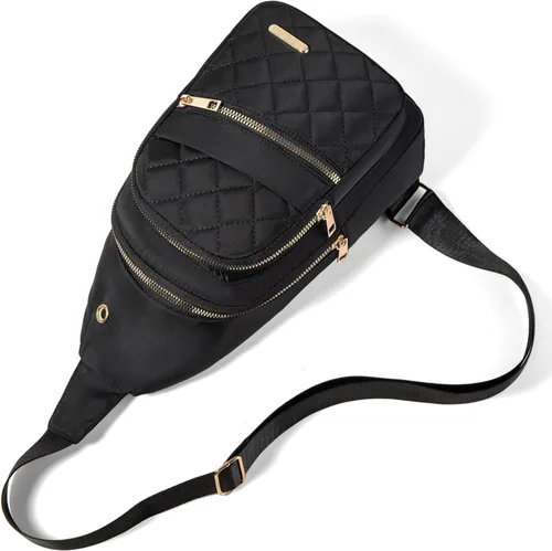 Miniatura 5 de Banelu Mochila Pequeño Bolso Bandolera para Mujeres de Moda, Bolso Pequeño de Cadera de Cruz Mochila de Senderismo de Viaje