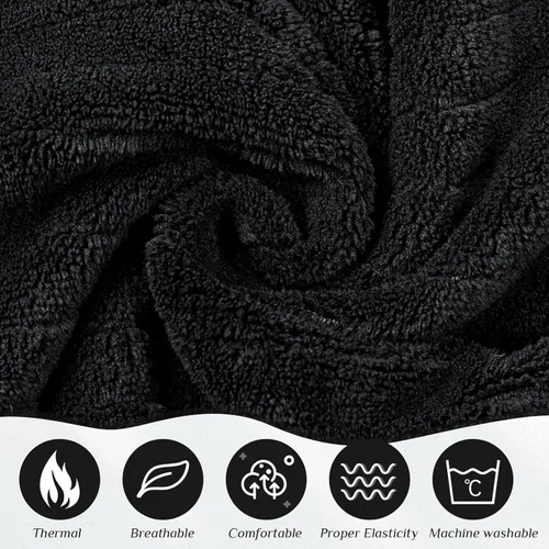 Miniatura 3 de Tigeen 2 toallas para mujer, bata de spa ligera a rayas con cierre ajustable, parte superior elástica, bata de baño suave para spa