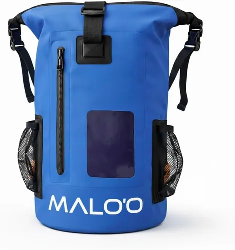 Miniatura 12 de Malo’o Mochila de Bolsillo de 30L de Alta Resistencia 100% Impermeable con Tapa Enrollable – Mantiene el Equipo Seco para Pesca, Rafting, Kayak