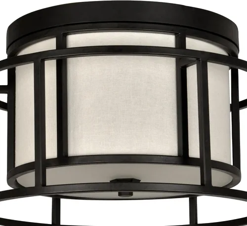 Miniatura 4 de Diseñador Brian Patrick Flynn's Hulton 2 Light Matte Black Hulton - Soporte de techo
