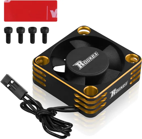 Ventilador de enfriamiento del motor RC Disipador de calor del motor 28000RPM ESC Ventilador de enfriamiento para coche RC 1/8 1/10 1/12 escala 540