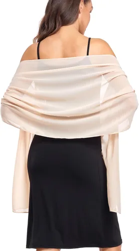 Miniatura 58 de Chales/mantones de gasa suave para vestidos, accesorios de mujer