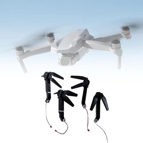 Miniatura 2 de B Baosity Juego de brazos de motor de dron a control remoto, accesorios profesionales ligeros con hélices, brazos de eje para E88 E99 reemplazos