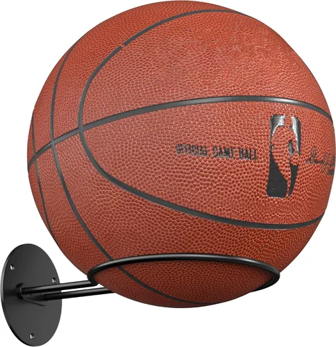 Soporte de pared de baloncesto, soporte de baloncesto de pared, decoración de habitación de niños, color negro
