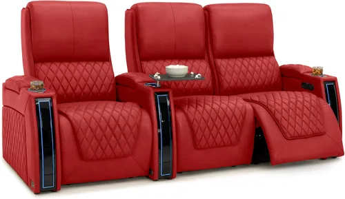 Miniatura 66 de Seatcraft Apex Zero-Gravity CoolZero - Asiento de cine en casa de cuero italiano, reposacabezas eléctrico, lumbar eléctrico, reclinable eléctrico